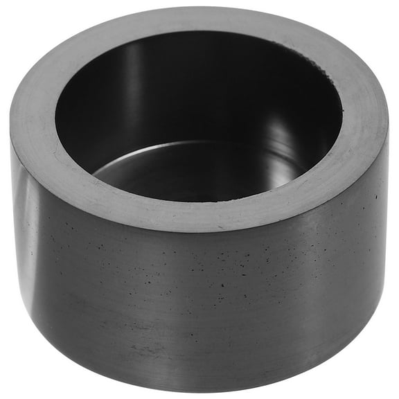 Luxshiny Graphite Casting Mold Black Graphite Crucible for Researchers Melting 1Pack