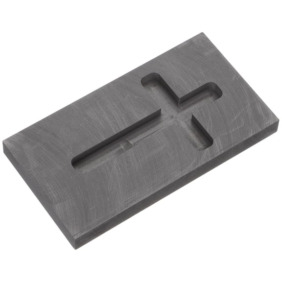 Luxshiny Graphite Ingot Mold, Black, High Thermal Conductivity, Durable and Corrosion Resistant