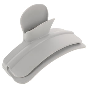 Luxshiny Grey Silicone Pot Edge Funnel with Spill-Proof Pouring Spout, Kitchen Strainer and Splash Deflector