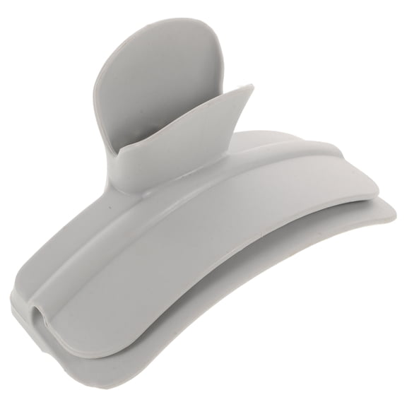 Luxshiny Grey Silicone Pot Edge Funnel with Spill-Proof Pouring Spout, Kitchen Strainer and Splash Deflector