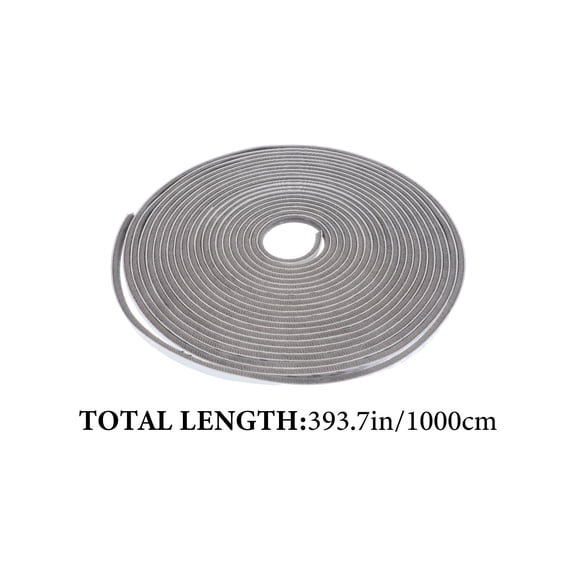 Luxshiny Grey Household Sealing Strip Door and Window Trim Self Adhesive Weatherproof Seal Tape