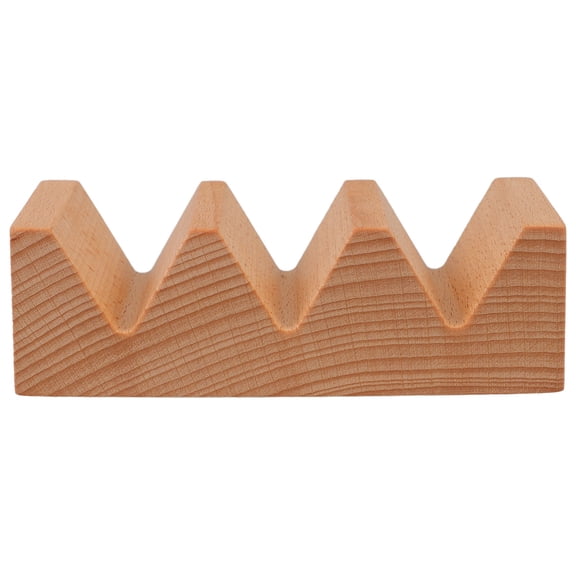 Luxshiny Wooden Sushi Display Rack and Sashimi Serving Tray Holder, Grid Style Food Presentation Stand for Home Kitchen