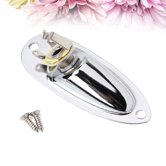 Luxshiny Guitar Jack Plug Input Socket for Electric Guitar Instrument Upgrade Musicians 1Pack