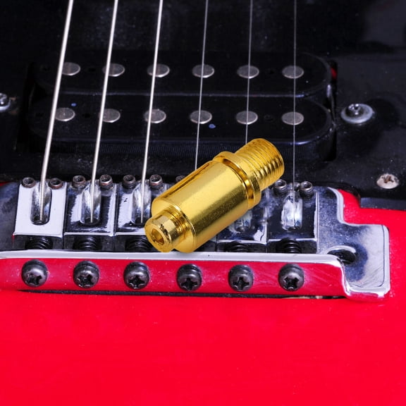 Luxshiny Guitar Jack Socket Replacement Electric Guitar Tremolo Arm Round 2Pcs