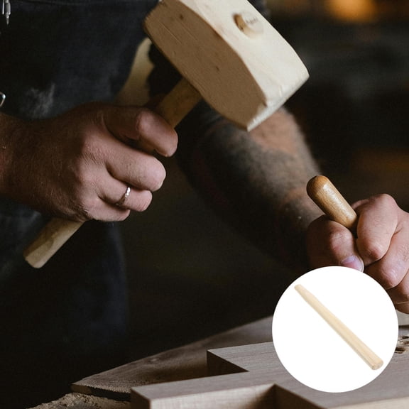 Luxshiny Wooden Tool Replacement Handle for Home Improvement and Projects, 1-Pack