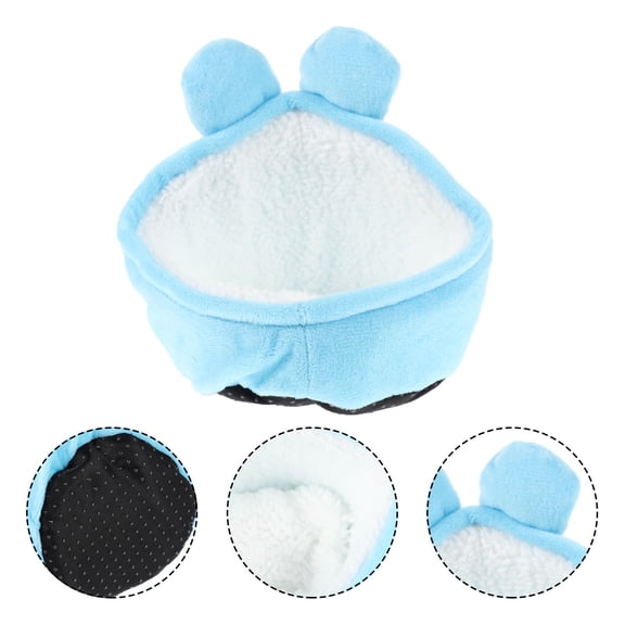 Luxshiny Plush Sky- Nest Warm Cotton Pet Bed Indoor Use Soft Cozy Small Animal House 1 Piece