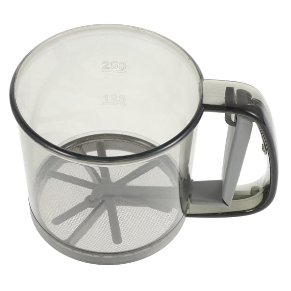 Luxshiny Handheld Flour Sifter with Semi-Automatic Fine Mesh for Smooth and Even Powder Distribution in Baking