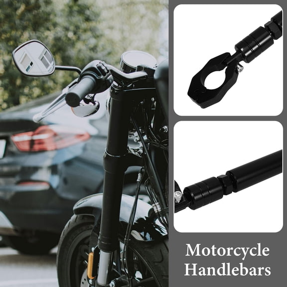 Luxshiny Handlebar Multi-Functional Adapter Motorcycle Balance Bar Aluminum Alloy 1 Set