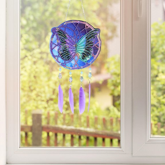 Luxshiny Multi Colored Handmade Dream Catcher for Bedroom Decor Unique Acrylic Art Piece for Home Decoration