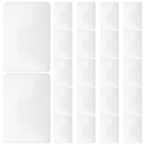 Luxshiny Hard Plastic Card Sleeves Protector B8 25pcs PVC for Trading Cards