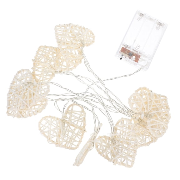 Luxshiny Heart Shape LED String Light for Bedroom Deck and Party Decoration with High Light Efficiency