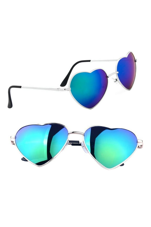 Heart Sunglasses with Lightweight Frames Blocking Uva and Uvb Rays Outdoors