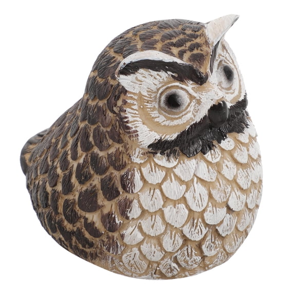 Luxshiny Hidden Key Box Owl Style Key Storage for Garden Yard with Realistic Rock Appearance