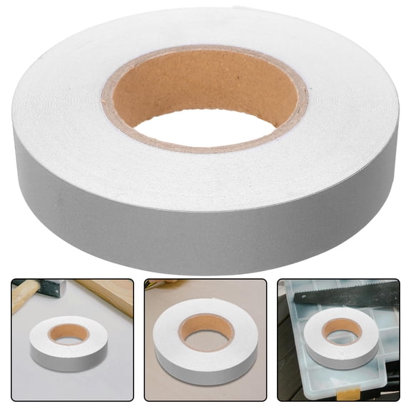 Luxshiny High Brightness Reflective Fabric Tape with Self Adhesive Backing for Vehicle Safety and Outdoor Use