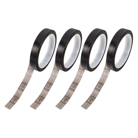 Luxshiny High Temperature Anti Static Adhesive Tape Black for Sensitive Electronics and Floor Marking