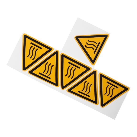 Luxshiny High Temperature Warning Sticker Label for Equipment Safety and
