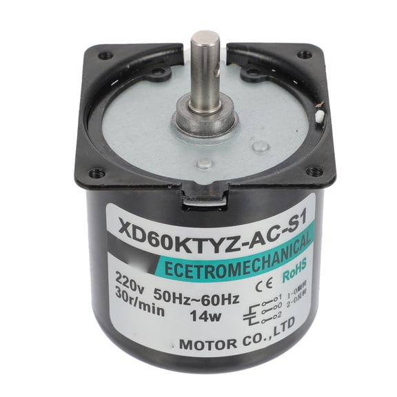Luxshiny High-Torque Synchronous Gear Motor Black for Automatic Doors, , and Use