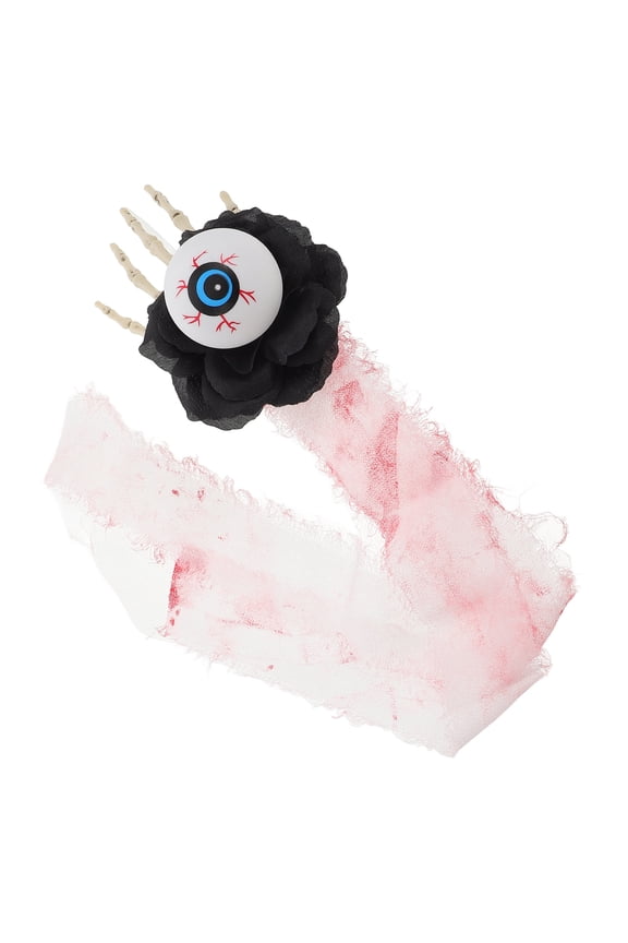 Skeleton Hand Hair Clip with Eyeball , Decorative Barrette for Costume and Party Accessories