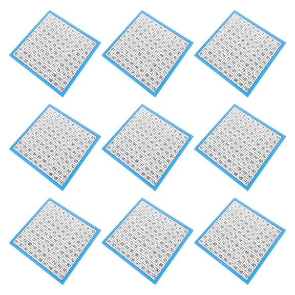 Luxshiny Hundreds Chart Math Supply Multi Color Number Chart for Students Classroom and Homeschool