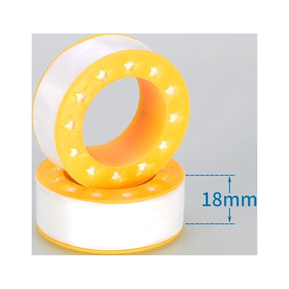 Luxshiny Industrial Yellow Thread Tape with Great Sealing Ability for Water and Steam Screw Sockets