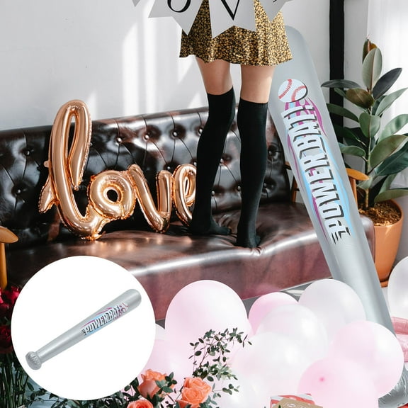Luxshiny Inflatable Stick Toy for Home Decor Baseball Themed 1Pcs