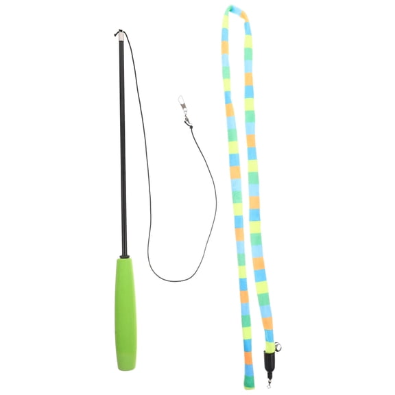 Luxshiny Green Cat Teaser Replacement for Indoor Cats Boosts Activity and Bonding