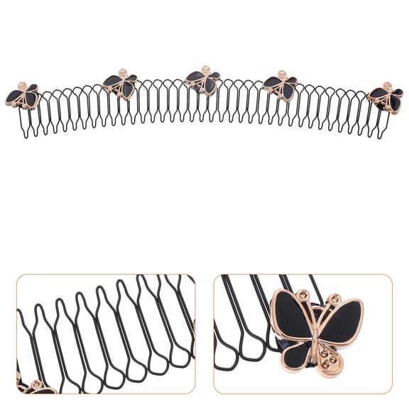 Luxshiny Invisible Hair Comb Clips in Assorted Colors Durable Iron Hair Styling Tools