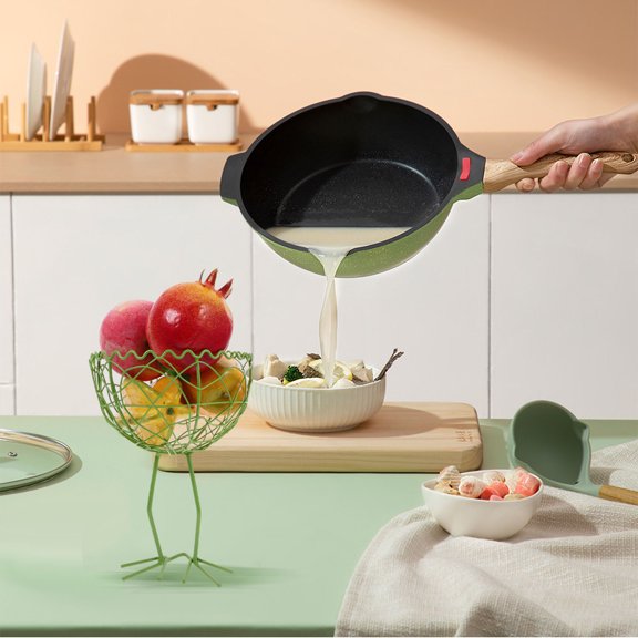 Luxshiny Vegetable Fruit Storage Basket Coated Iron 1Pack