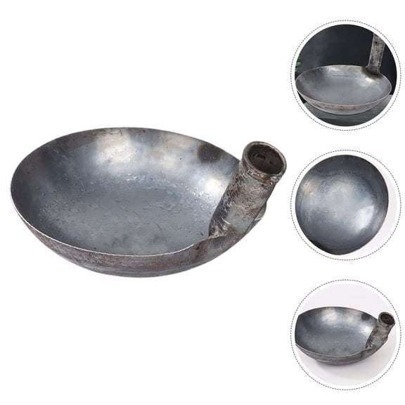 Luxshiny Iron Water Ladle for Home Reusable Large Capacity Spoon Thickened Design