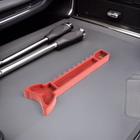 Luxshiny Red Stand Replacement Post with Adjustable Ratchet Locking Bar for Auto Repair and Vehicle Maintenance