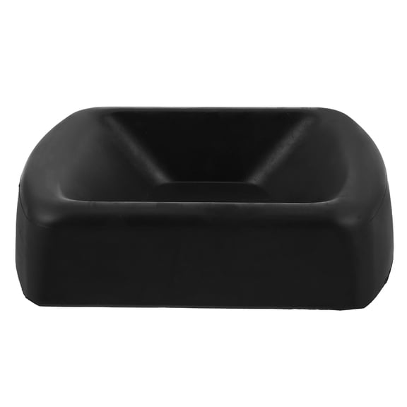 Luxshiny Jack Wheel Chock Stabilizer Block for Trailer Jack with Reinforced Rubber Stopper Black