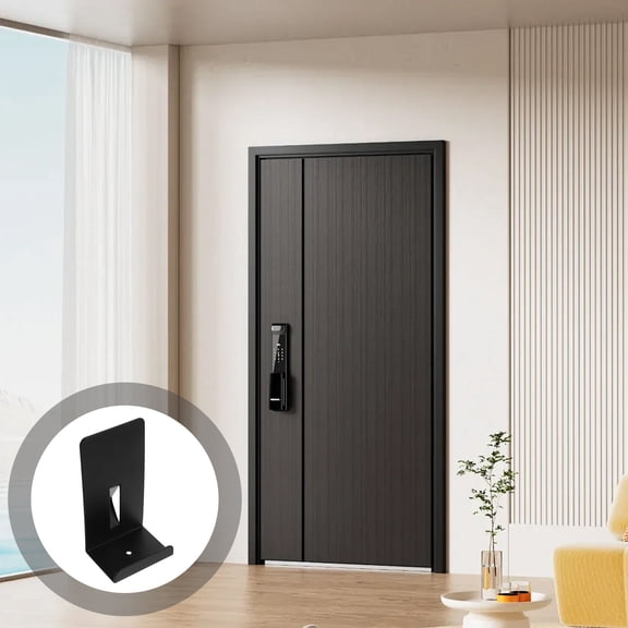 Luxshiny Key Hider Box Door Hanger Black Lock Box Mount Bracket for Garden Security and Storage