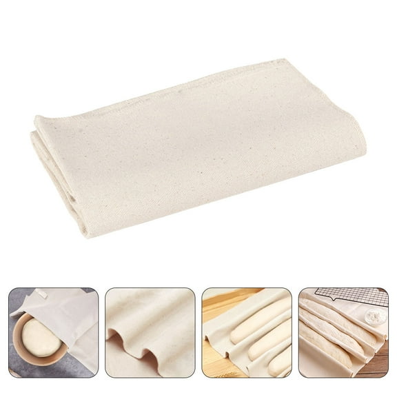 Luxshiny Beige Cotton Dough Cloth for Kitchen Use, Ideal for Professional Bakers and Home Baking Enthusiasts