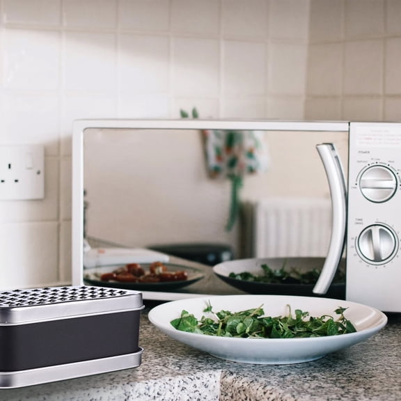 Luxshiny Kitchen Gadget Cheese and Vegetable Grater Black Storage Container for Home Cooks 1Pack