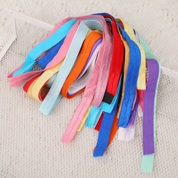 Luxshiny Knitting Elastic Band Assorted Color Polyester Ribbon for Sewing Sleeves and Craft Projects