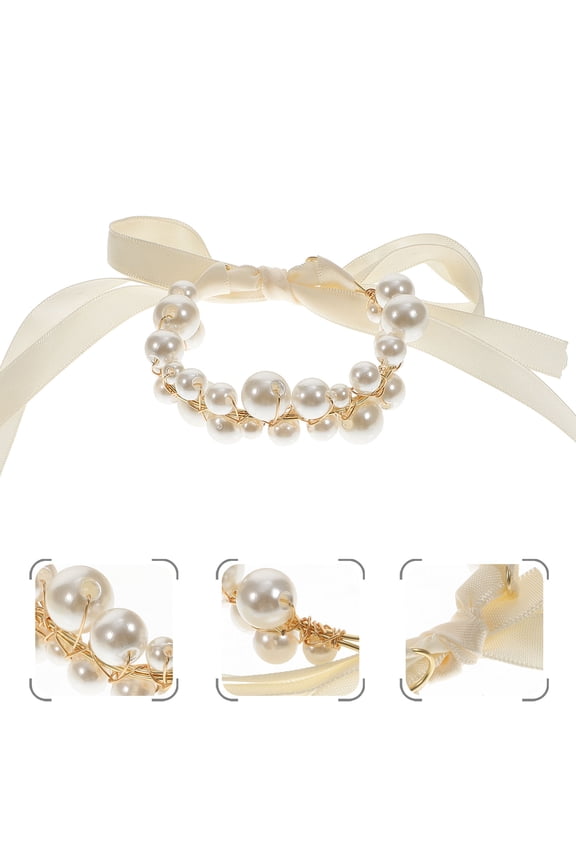 Elegant Knotted Wrist Corsage Bracelet for Mother Wedding, Stylish and Unique Design, 1 Piece