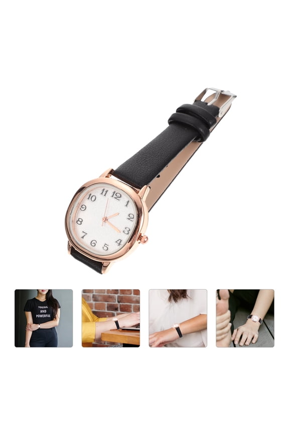 Women's Digital Watch Black Alloy 1-Pack Stylish Timepiece for Everyday Use