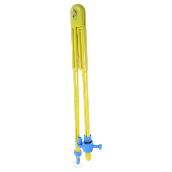 Luxshiny Large Yellow Geometry Compass for Teachers with Multi Use Drafting Features