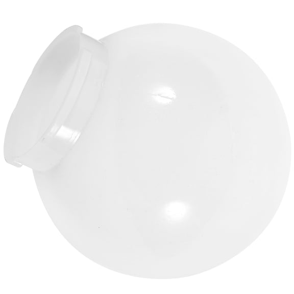 Luxshiny Round Globe Lamp Shade Plastic Light Diffuser for Living Room, 1 Piece Decorative Lighting Accessory