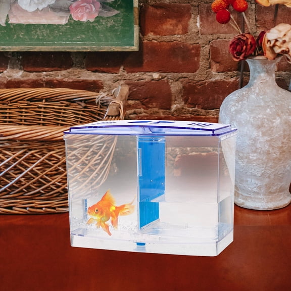 Luxshiny Lightweight Acrylic Fish Breeding Tank with Isolation Box for Aquarium Separation