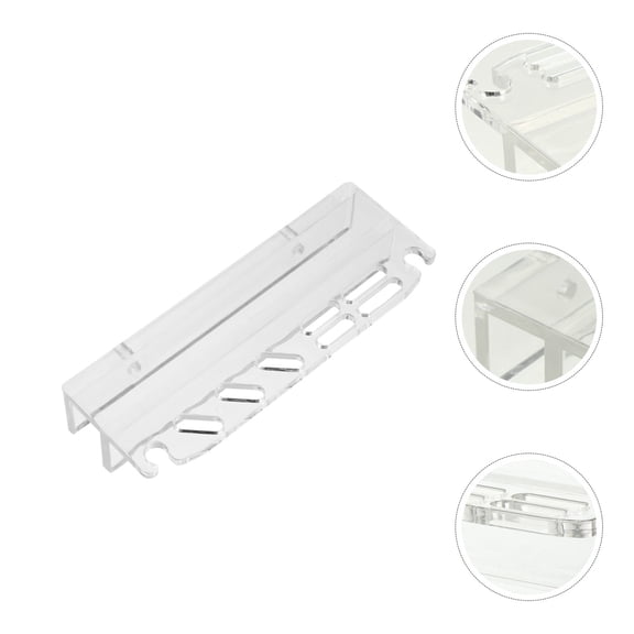 Luxshiny Lightweight Aquarium Tool Rack with Seven Slots for Water Grass and Scraper Tools