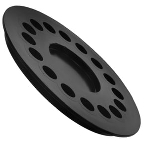 Luxshiny Black Lightweight Drum Practice Pad with Noise Reduction, Portable Design, and Universal Compatibility for Drummers