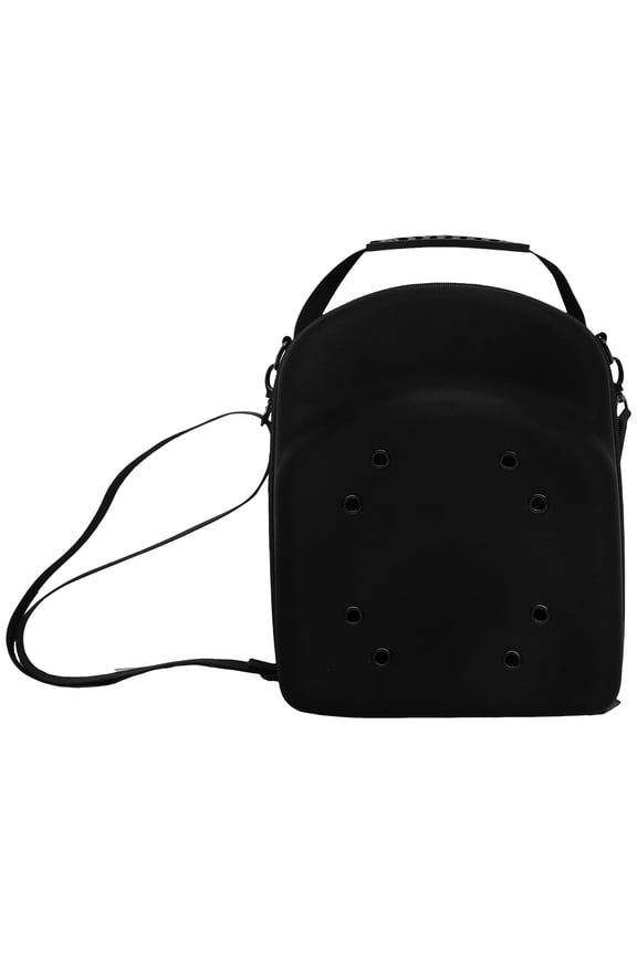 Black Baseball Cap Carrier Case with Protective Hard Eva Shell