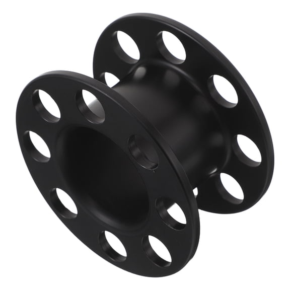 Luxshiny Lightweight Black Scuba Dive Reel with Pom Cord Construction for Deep Water Cave Diving