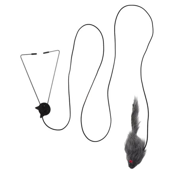 Luxshiny Lightweight Cat Hanging Teaser Stick Pet Supply for Fun and Activity