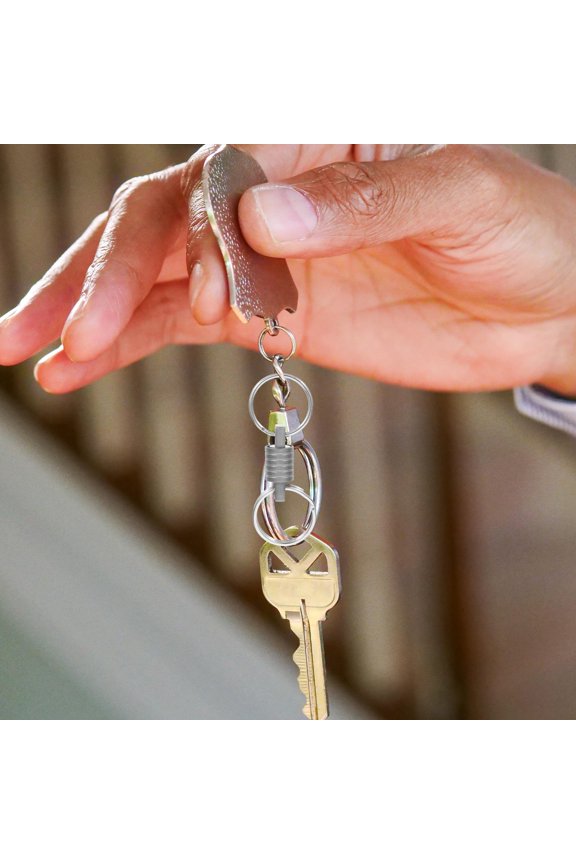 Lightweight Titanium Quick Release Keychain with Swivel , and Perfect for Outdoor Adventures