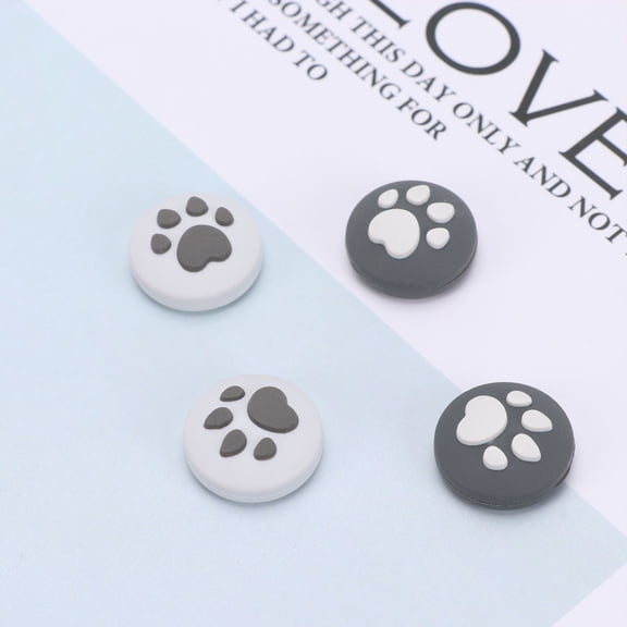 Luxshiny Cat Claw Silicone Protector Game Controller Accessories Multi 4Pcs