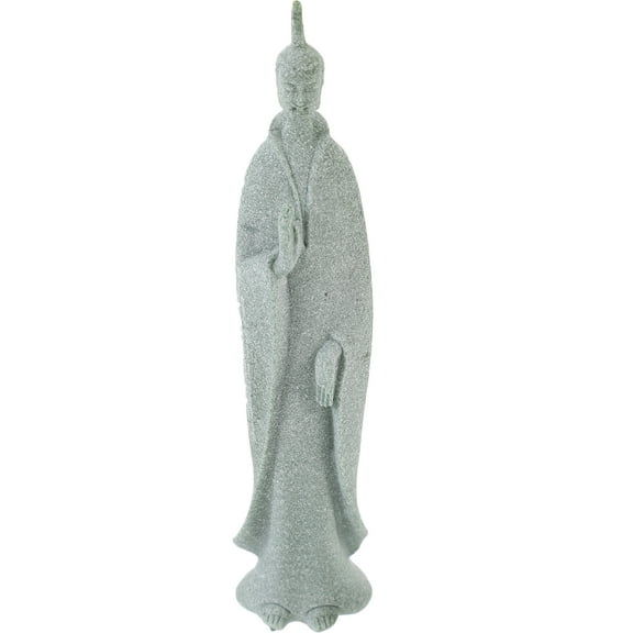 Luxshiny Lovely Statue Grey Sandstone Craft Zen Decor 1Pcs for Study Room or Desktop