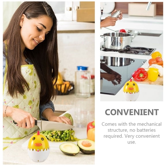 Luxshiny Mechanical Kitchen Timer Assorted Color Cooking Reminder for Home Use with Clear Number Display