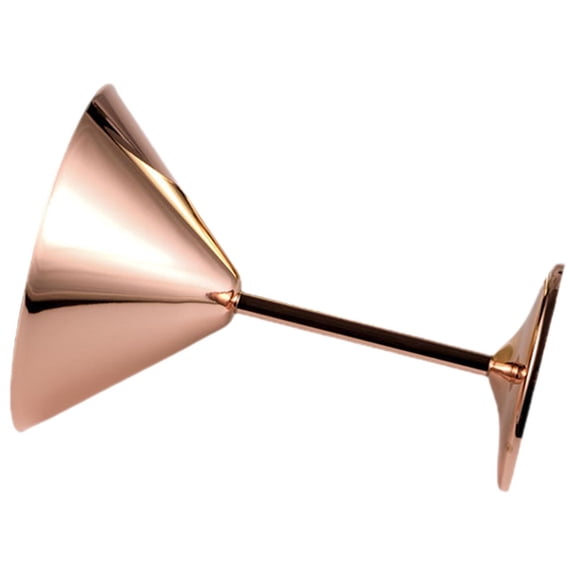 Luxshiny Stainless Steel Cocktail Cup Golden Metal Goblet for Home Use